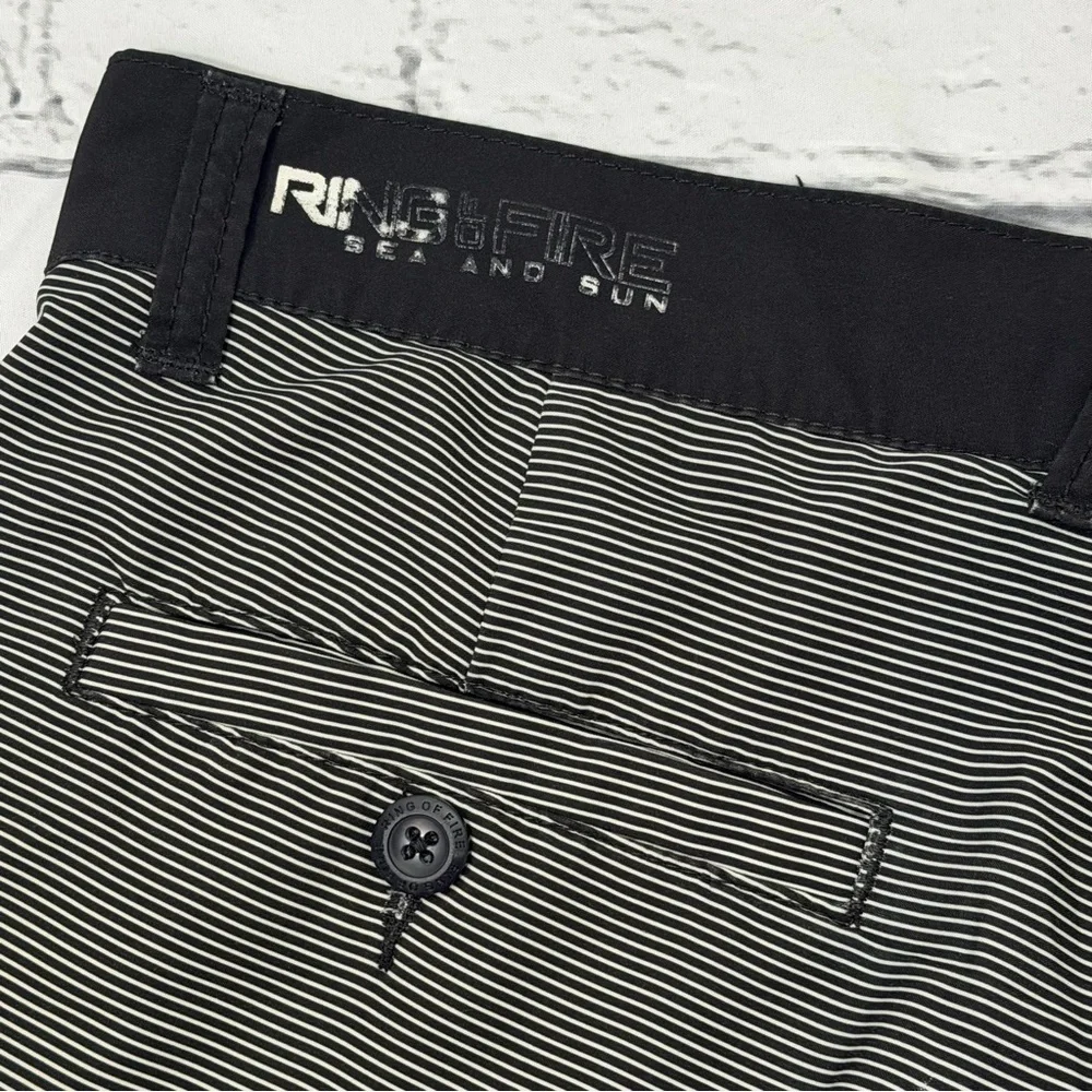 Ring of Fire Striped 2 toned Swim Trunks